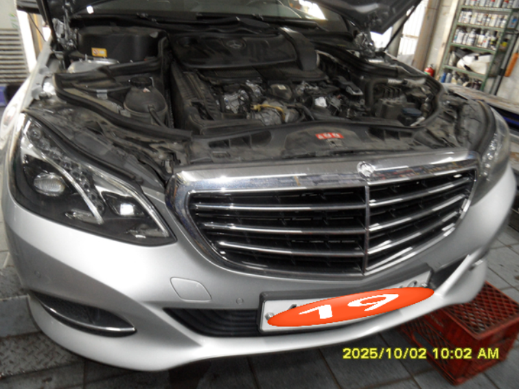 벤츠 E300 작업 사진 1
